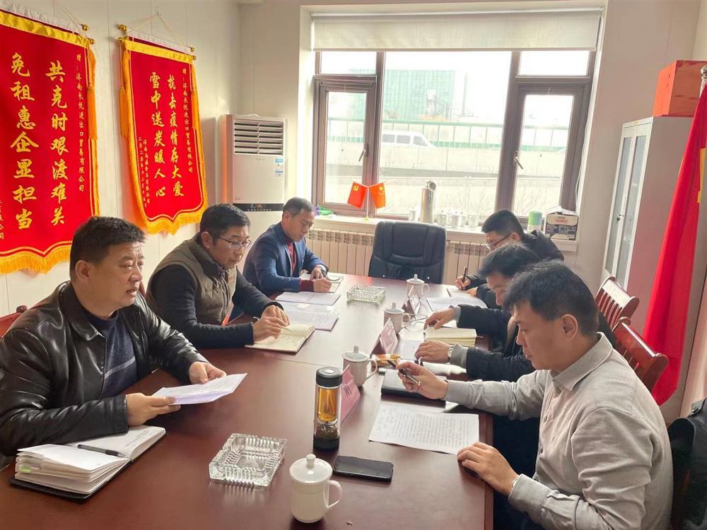 產(chǎn)發(fā)集團紀委書記盧剛到濟南長悅進出口貿易公司調研